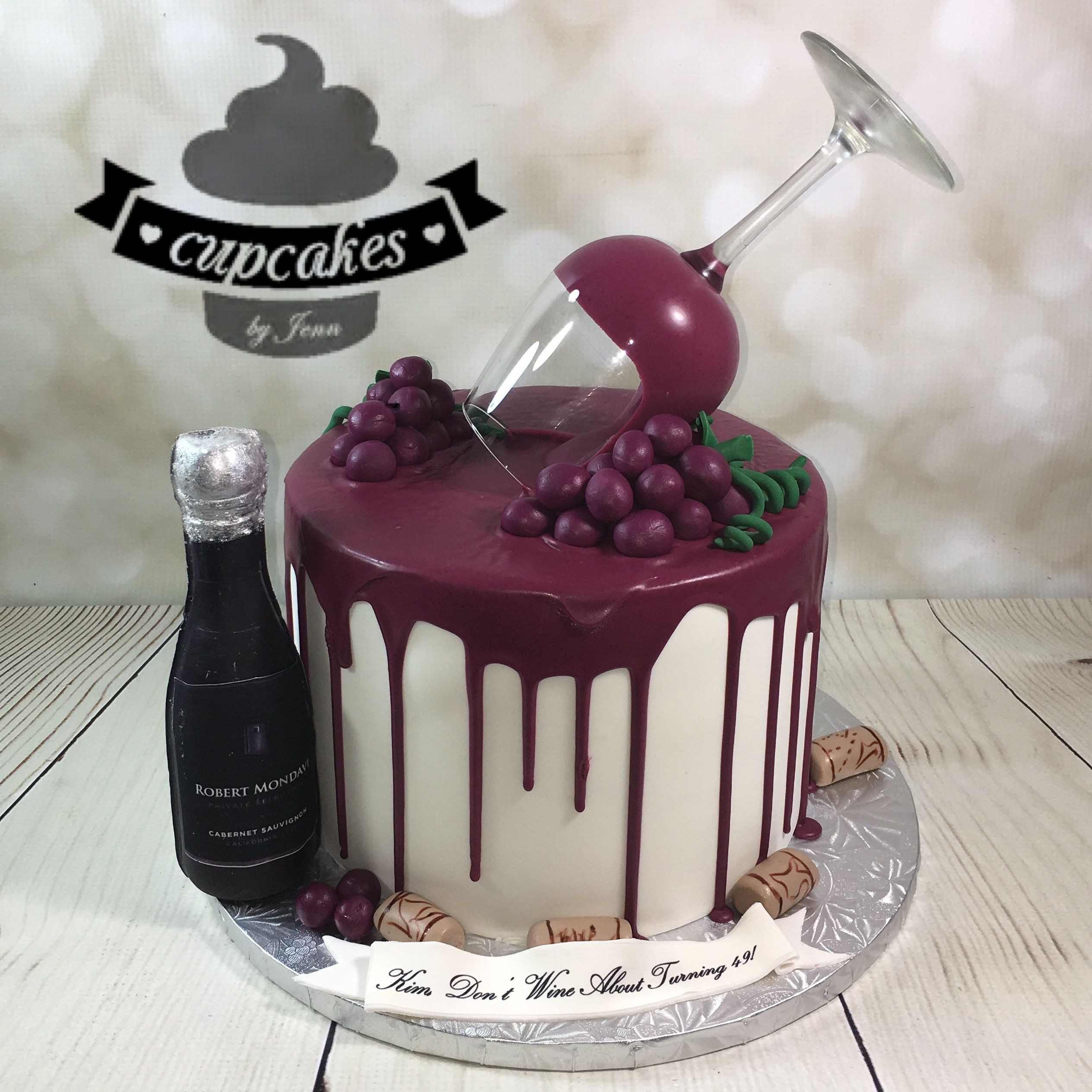 Birthday Cake Wine
 Wine bottle drip cake in 2019