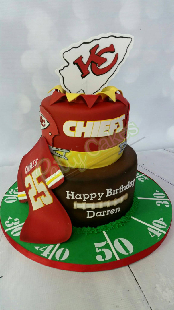 Birthday Cakes Kansas City
 NFL Chiefs 01 – Patty Cakes – Highland IL