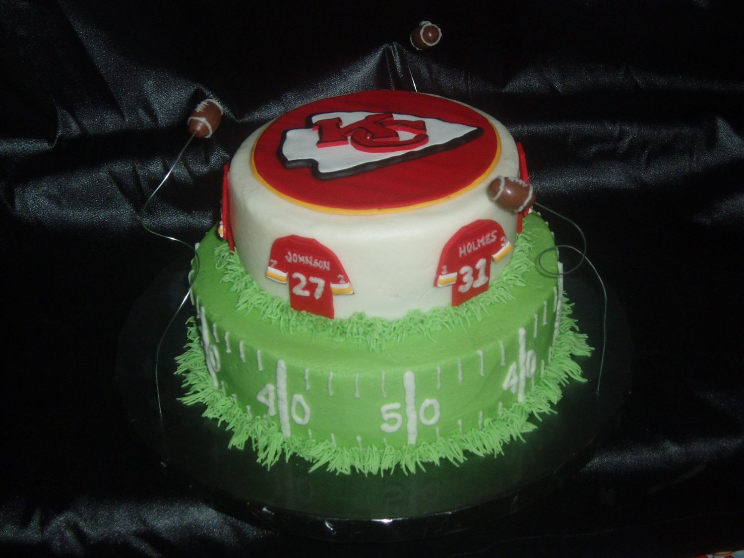Birthday Cakes Kansas City
 Pin Kansas City Chiefs â€” Football Nfl Cake Pinterest