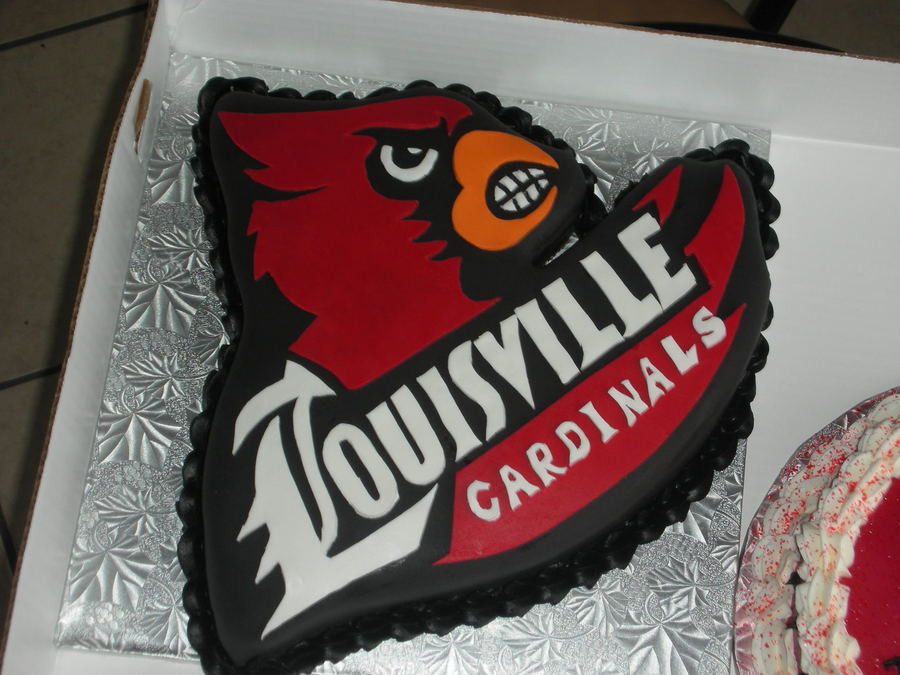 Birthday Cakes Louisville Ky
 Louisville Cardinal Cake CakeCentral