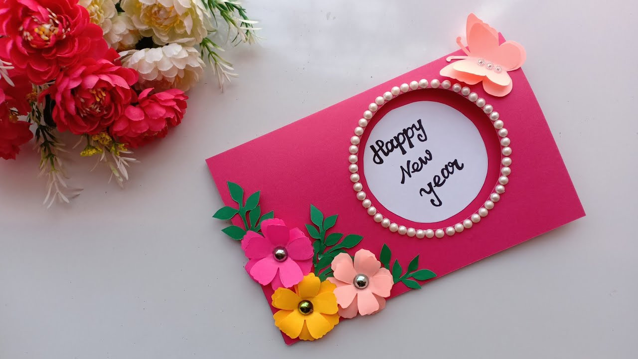 Birthday Card Design
 Beautiful Handmade Happy New Year 2019 Card Idea DIY