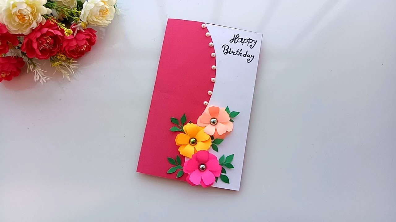 Birthday Card Design
 Beautiful Handmade Birthday card idea DIY Greeting Pop