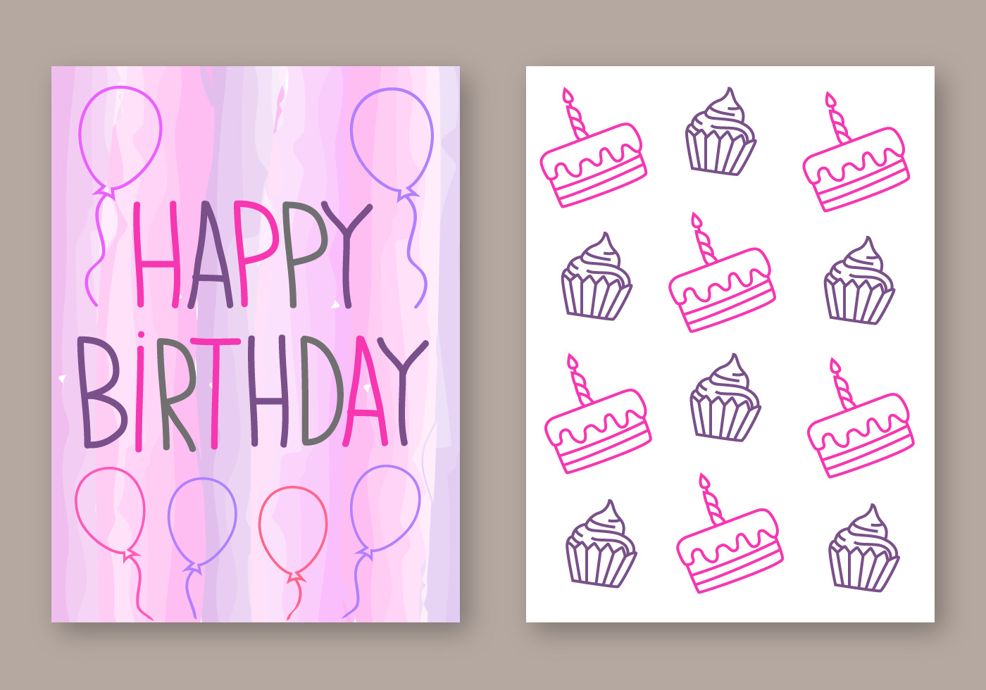 Birthday Card Design
 Free Happy Birthday Card Vector Download Free Vectors