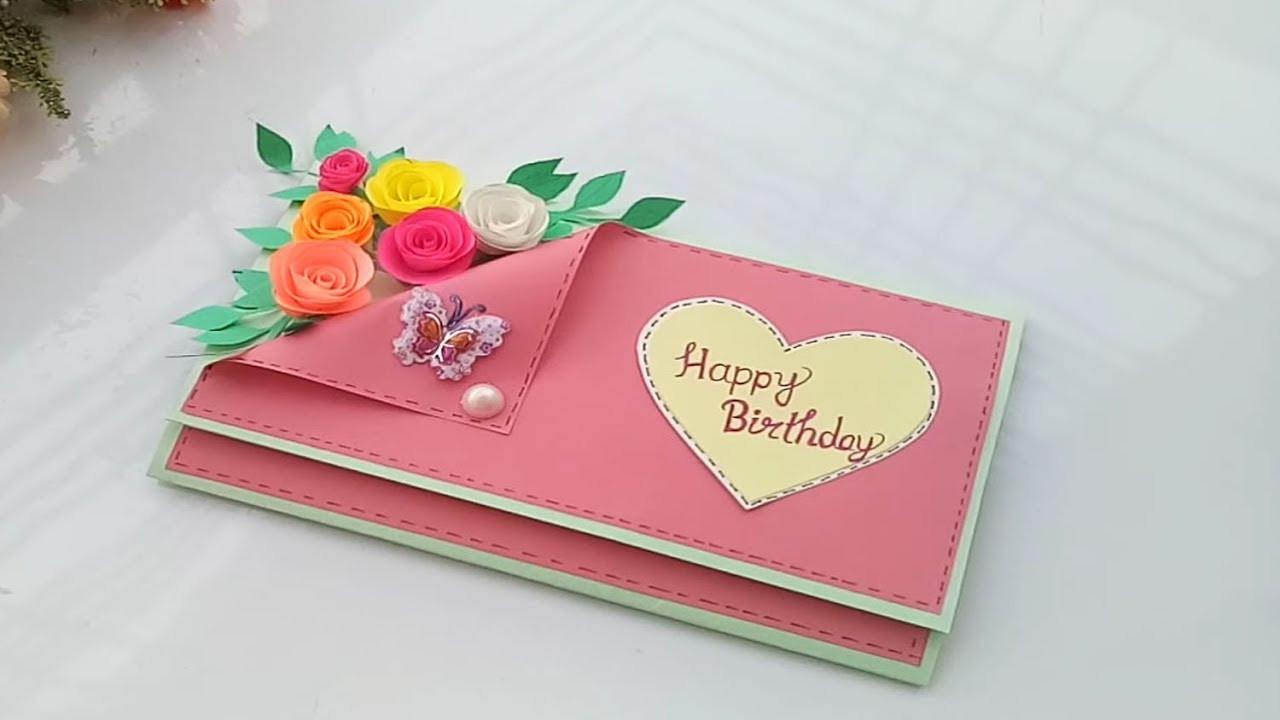 Birthday Card Design
 Beautiful Handmade Birthday card Birthday card idea