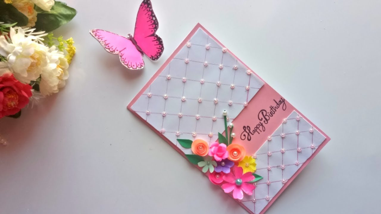 Birthday Card Design
 Beautiful Handmade Birthday card idea DIY Greeting Pop