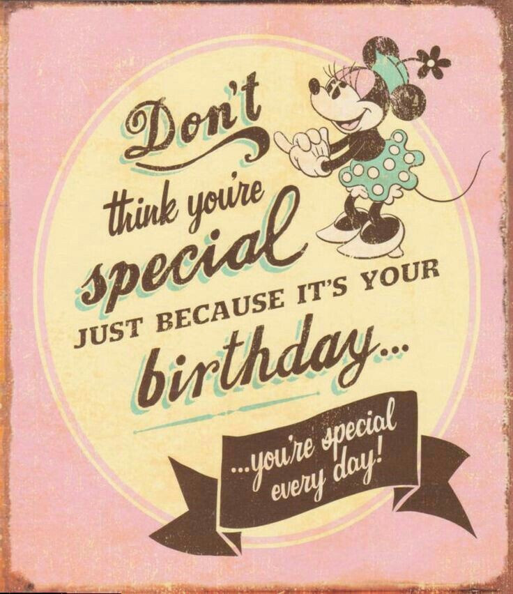 Birthday Card Quotes
 Birthday Quotes Minnie Mouse Vintage Birthday Card – OMG