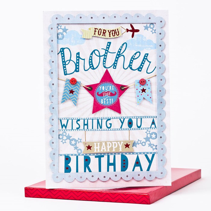 Birthday Cards For Brothers
 Boxed Birthday Card Brother You re The Best ly £1 99
