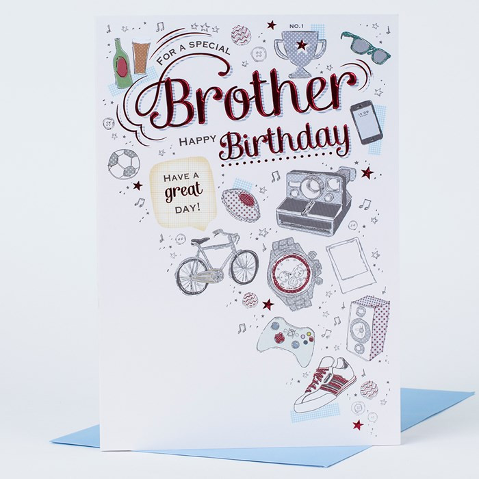 Birthday Cards For Brothers
 Birthday Card Brother