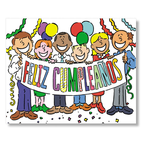 Birthday Cards In Spanish
 Spanish Birthday Group Birthday Cards