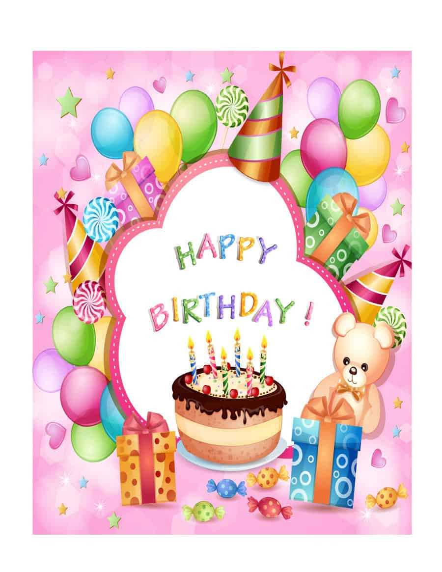 Birthday Cards Templates
 41 Free Birthday Card Templates in Word Excel PDF