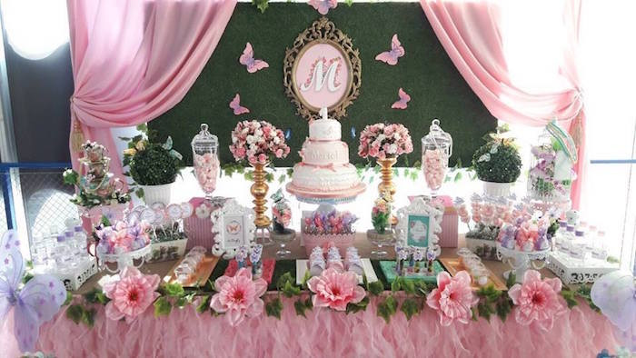 Birthday Decoration Themes
 Kara s Party Ideas Beautiful Butterfly Birthday Party