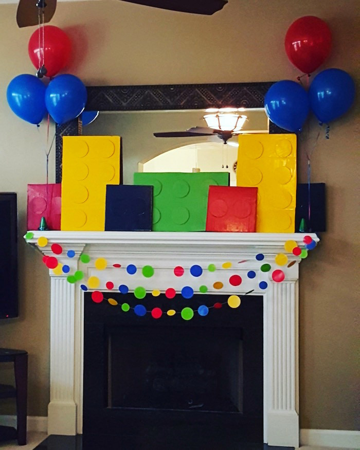 Birthday Decoration Themes
 Kara s Party Ideas Bright & Colorful Lego Birthday Party