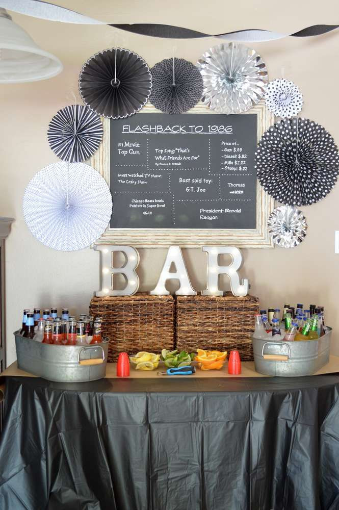 Birthday Decorations For Adults
 Beer Bash birthday party See more party ideas at