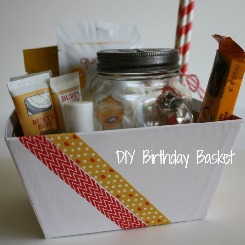 Birthday Gift DIY
 DIY Birthday Basket Gift Life Anchored