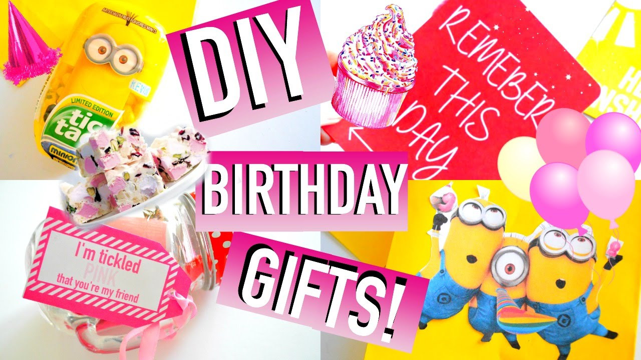 Birthday Gift DIY
 DIY Birthday Gift Ideas Easy & Affordable ♡
