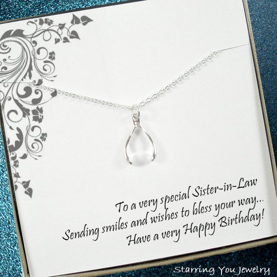 Birthday Gift For Sister In Law
 Sister in law necklace jewelry Sister in law by