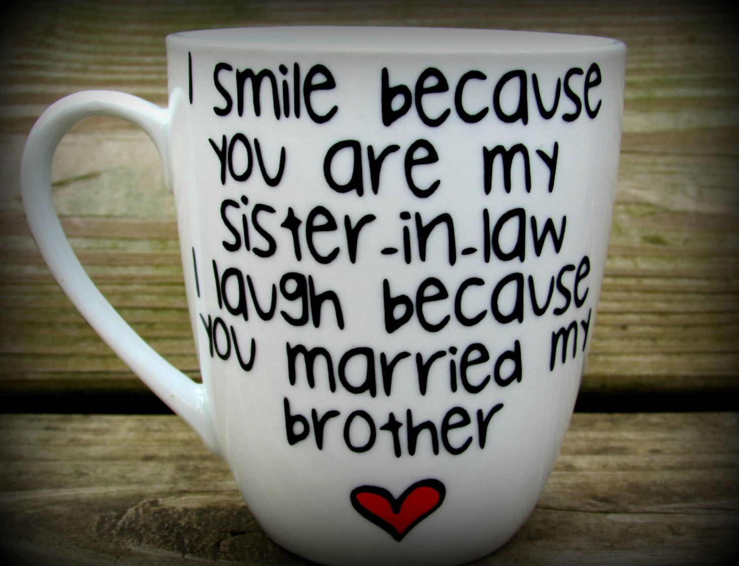 Birthday Gift For Sister In Law
 Sister in law Sister in law t sister in law mug sister