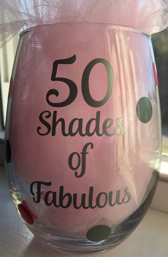 Birthday Gift Ideas For A Woman
 50th Birthday Gift 50 Shades 50 Shades Fabulous Wine