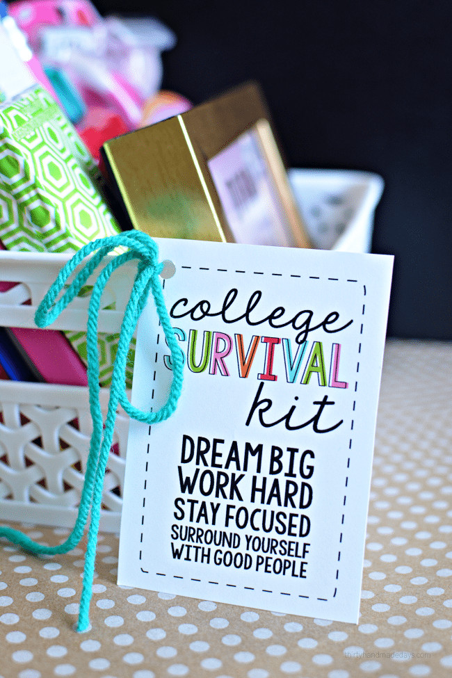 Birthday Gift Ideas For College Girl
 College Survival Kit