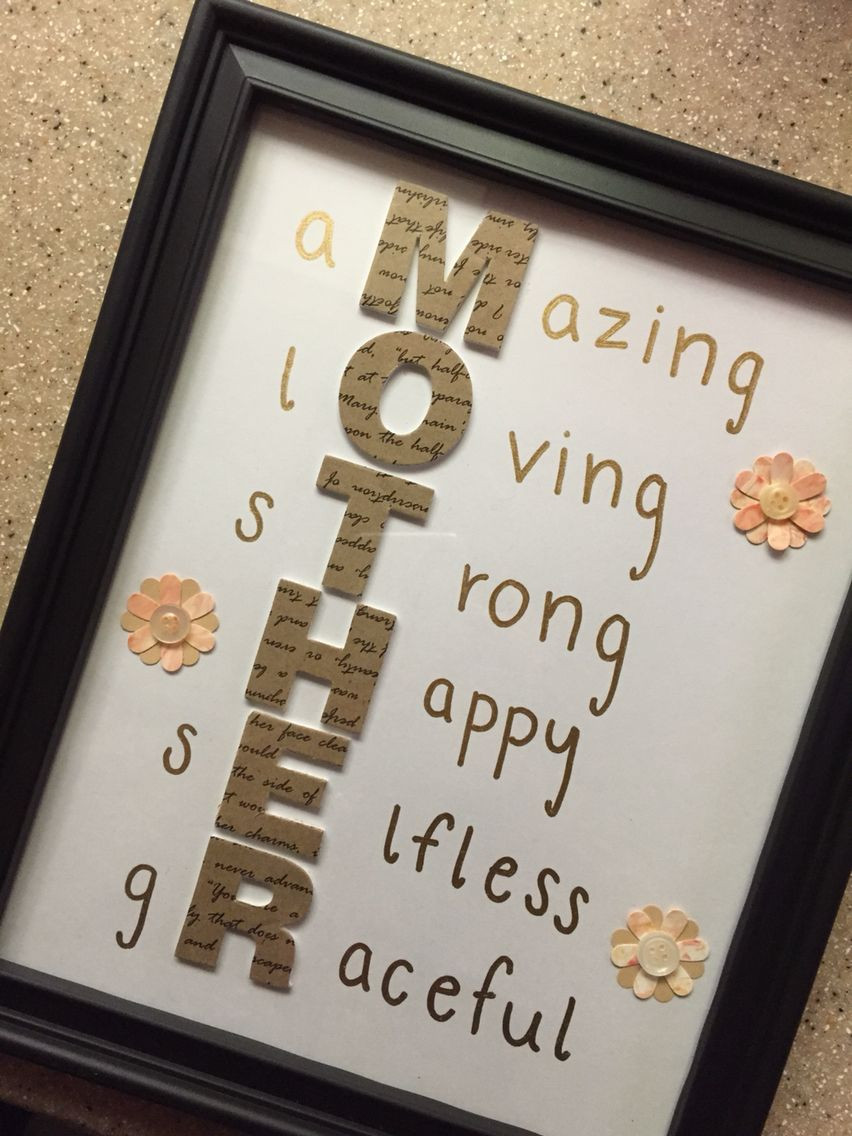 Birthday Gift Ideas For Mothers
 Mother s Day t easy cheap mother frame