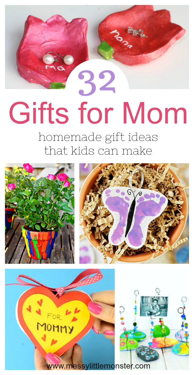 Birthday Gift Ideas For Mothers
 Gifts for Mom from Kids – homemade t ideas that kids