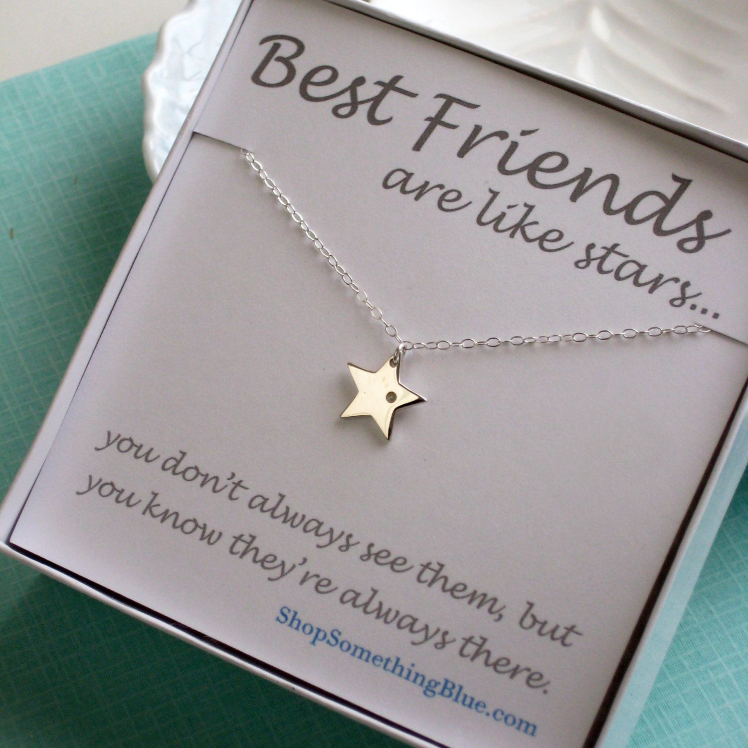 Birthday Gifts For Your Best Friend
 Diamond & Star Necklace Genuine Diamond and by
