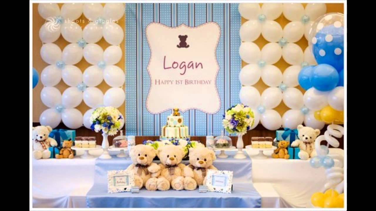 Birthday Party Decoration Ideas For Boy
 1st birthday party themes decorations at home for boys