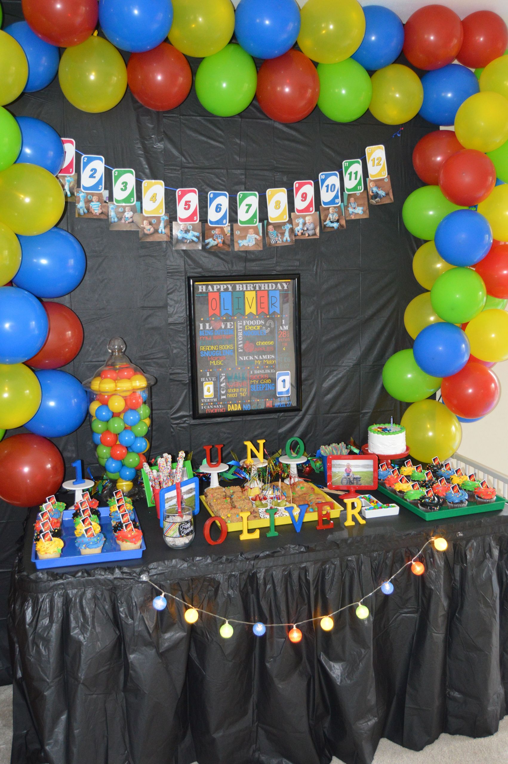 Birthday Party Decoration Ideas For Boy
 Uno Party