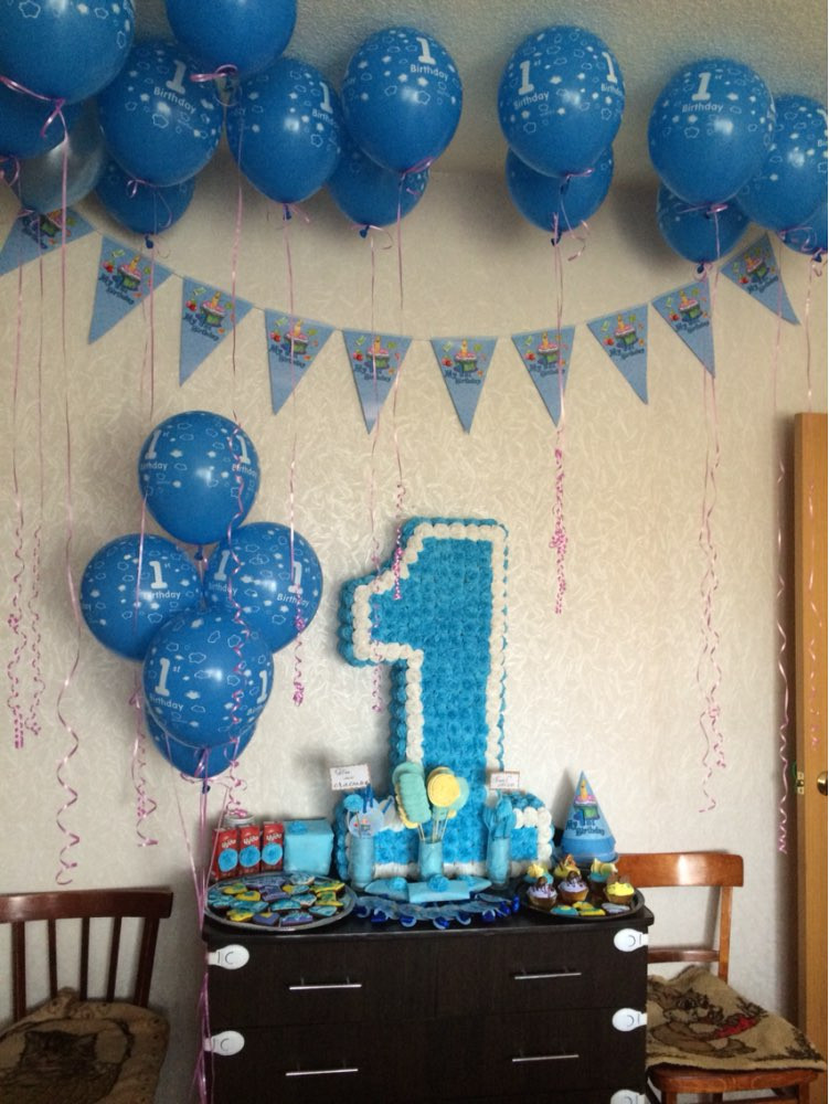 Birthday Party Decoration Ideas For Boy
 20pcs 12" Boys&Girls 1st Birthday balls Happy Birthday