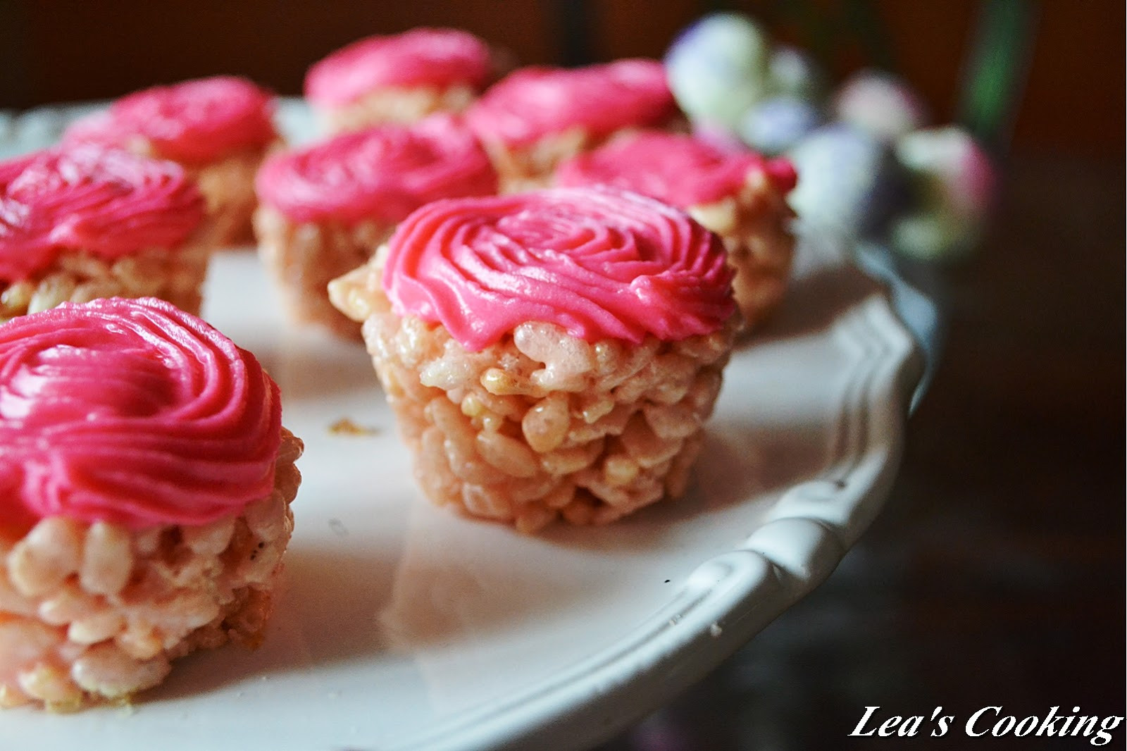 Birthday Party Food Ideas For 5 Year Olds
 Lea s Cooking Perfect Pink Rice Krispies Cupcakes