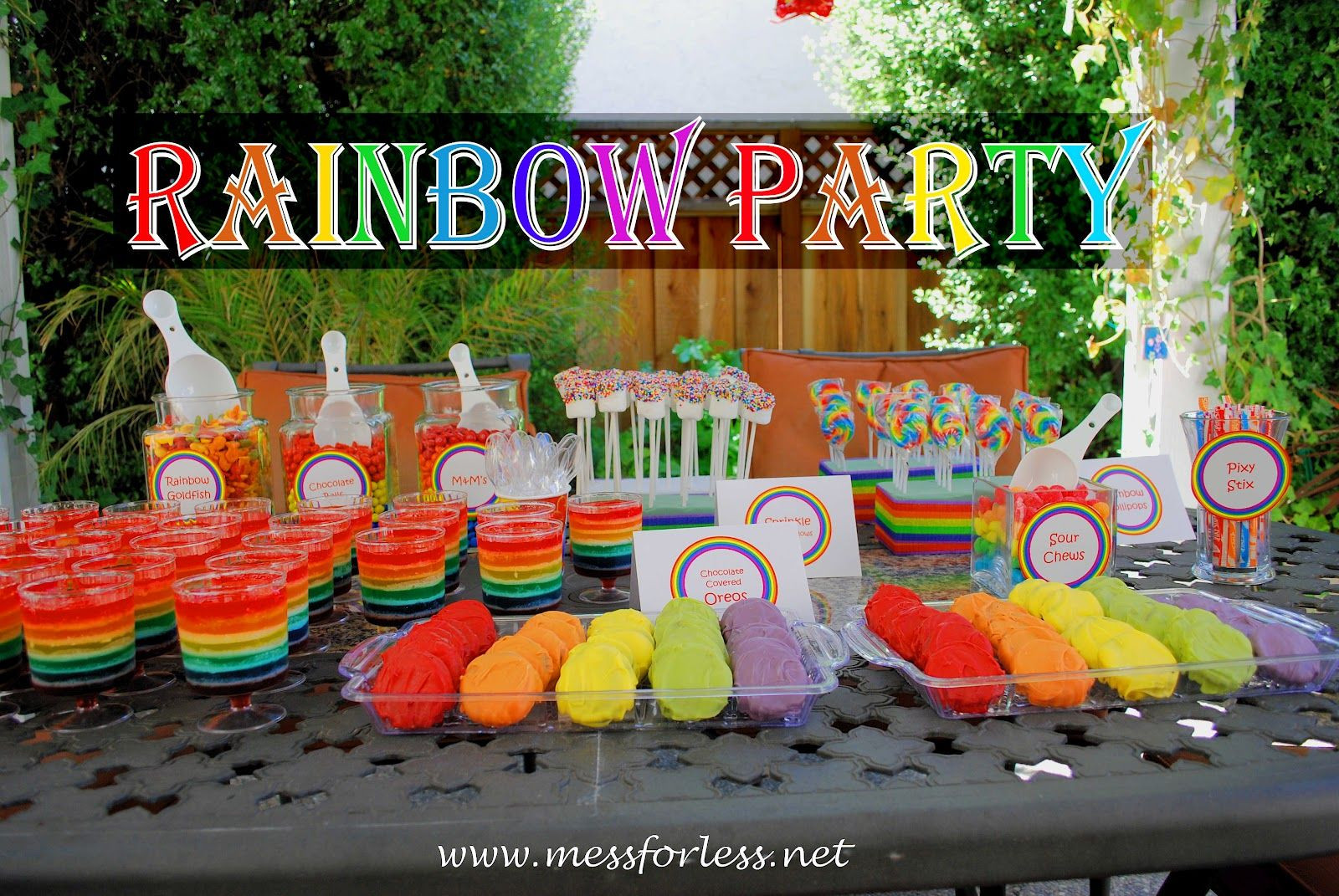 Birthday Party Food Ideas For 5 Year Olds
 DIY Rainbow Party Ideas
