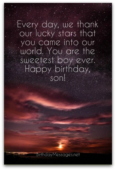 Birthday Quotes For Sons
 Son Birthday Wishes Unique Birthday Messages for Sons