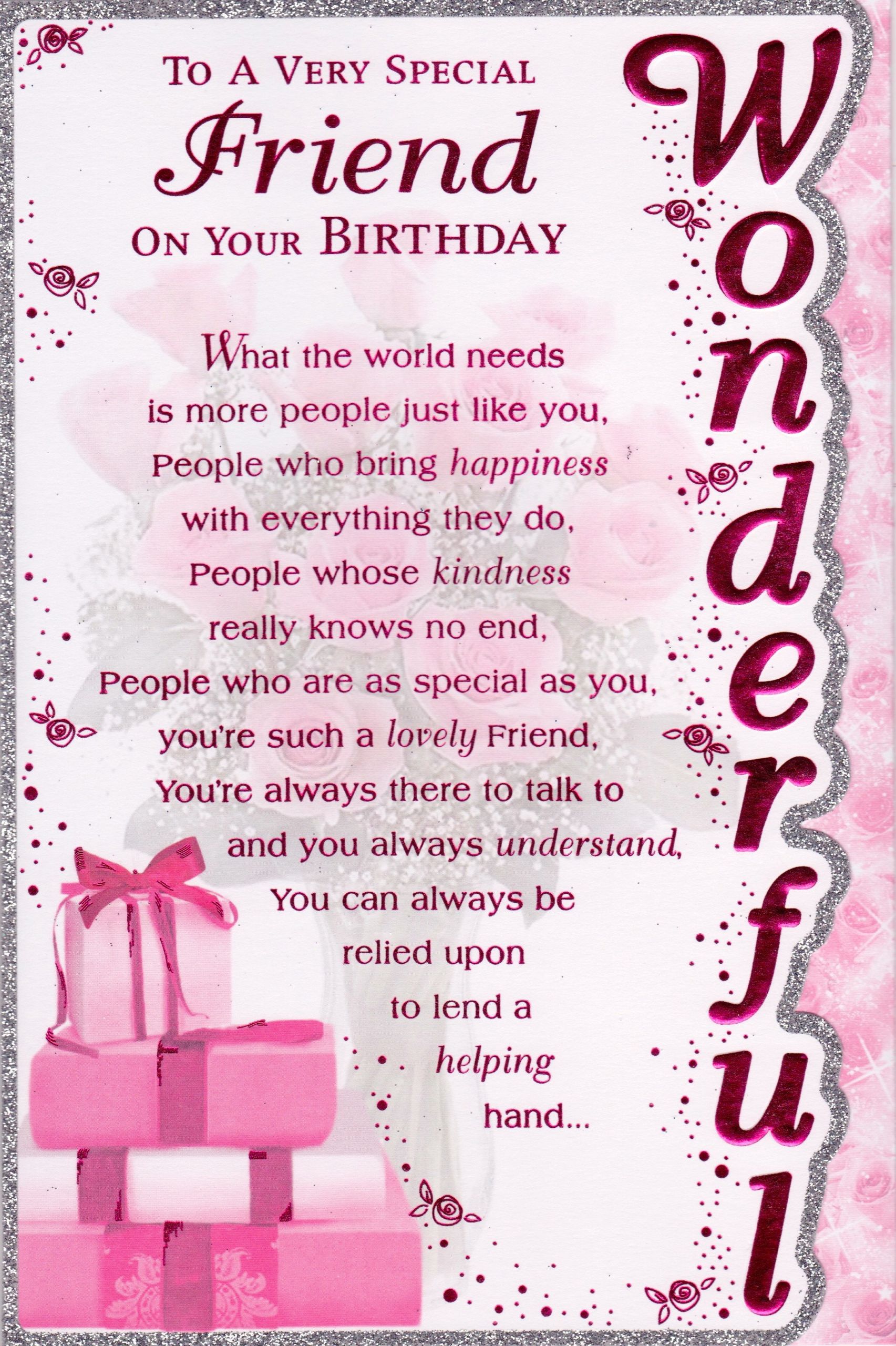 Birthday Quotes For Special Friend
 Card Special Friend Quotes QuotesGram