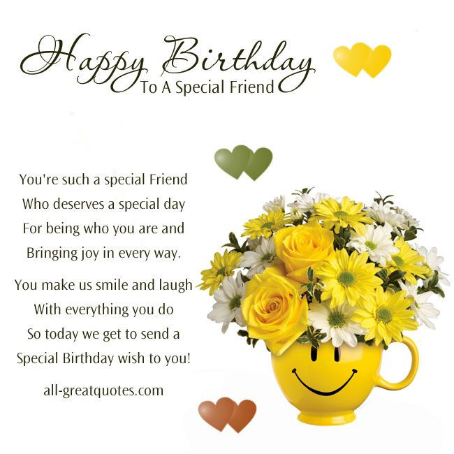 Birthday Quotes For Special Friend
 10 Best Happy Birthday Quotes for your Best Friend