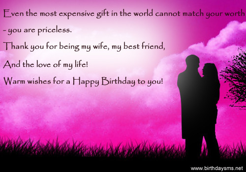 Birthday Quotes To Wife
 Happy Birthday Quotes For Wife QuotesGram