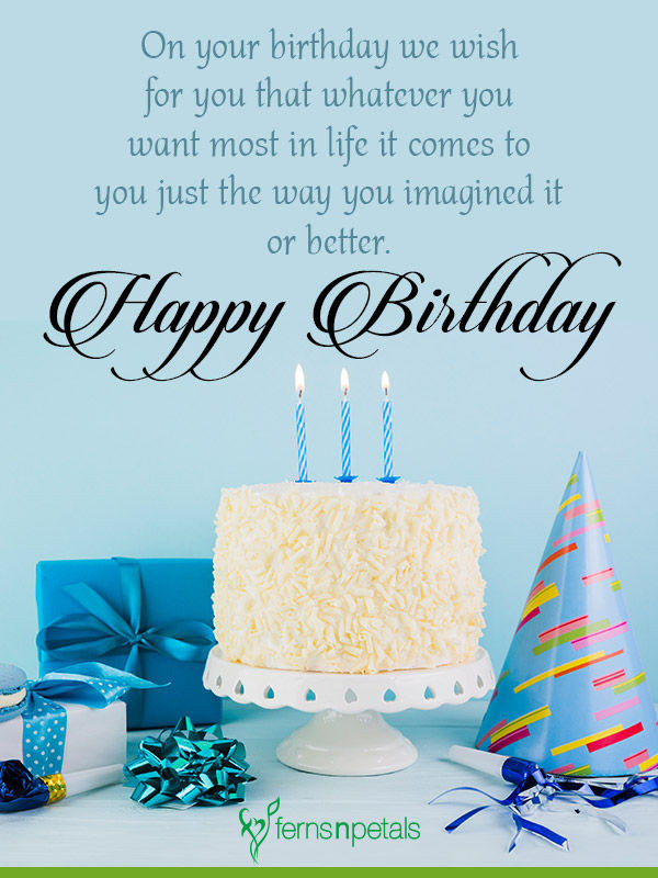 Birthday Wish Quote
 90 Happy Birthday Wishes Quotes & Messages in 2020