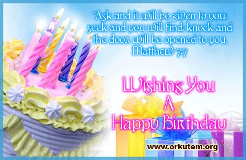 Birthday Wishes Bible Verses
 Inspirational Bible Quotes Birthday QuotesGram