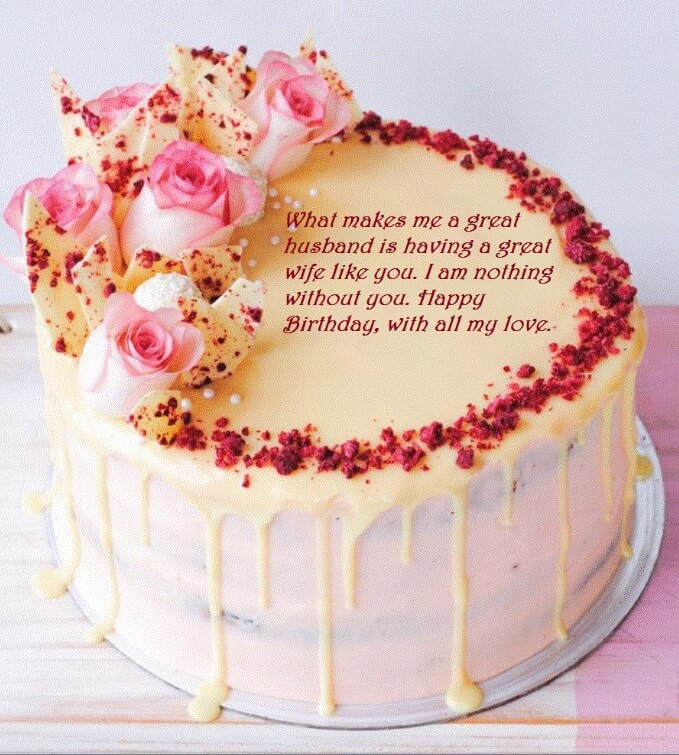 Birthday Wishes Cake
 Birthday Cake Greeting For Wife