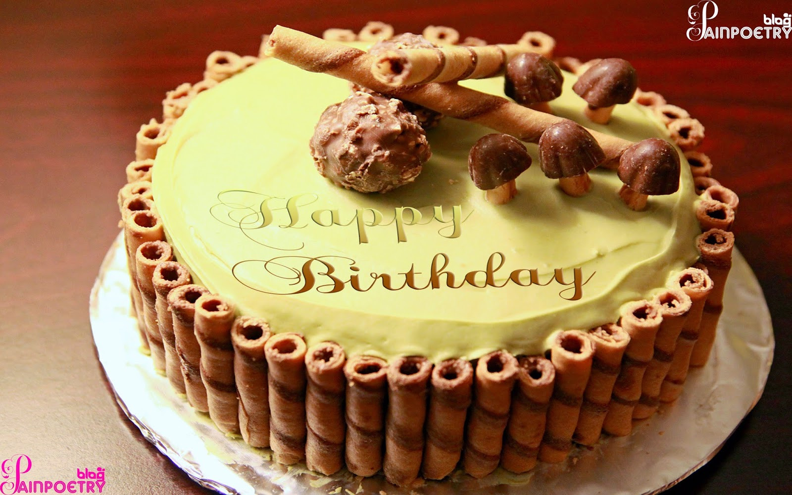 Birthday Wishes Cake
 Happy Birthday Wishes Wallpapers With Cakes And