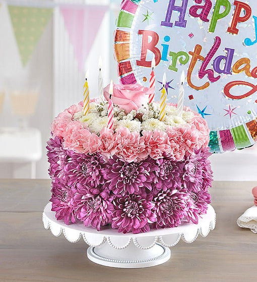 Birthday Wishes Cake
 Birthday Wishes Flower Cake™ Pastel