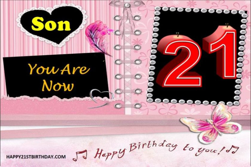 Birthday Wishes For 21 Year Old Son
 2019 Touching Happy 21st Birthday Wishes for Son from