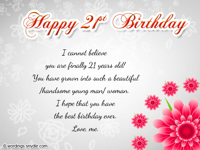 Birthday Wishes For 21 Year Old Son
 FUNNY 21ST BIRTHDAY QUOTES FOR BEST FRIENDS image quotes