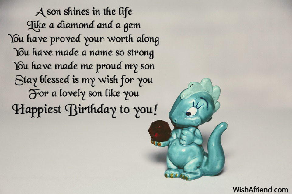 Birthday Wishes For 3 Year Old Son
 Birthday Wishes For Son