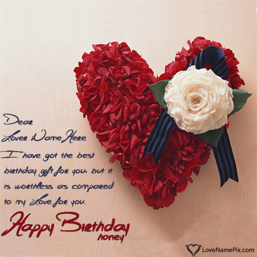 Birthday Wishes For A Lover
 Birthday Wishes Quotes For Lovers Name Generator