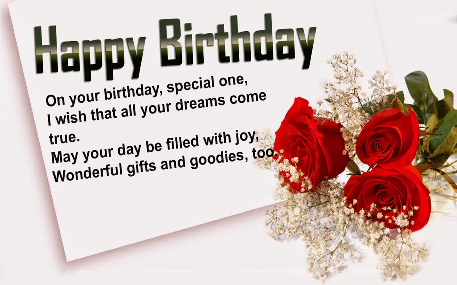 Birthday Wishes For A Special Person
 Birthday Quotes For Husband And Wife In English Poetry