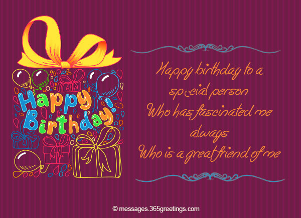 Birthday Wishes For A Special Person
 Birthday Wishes for Someone Special 365greetings