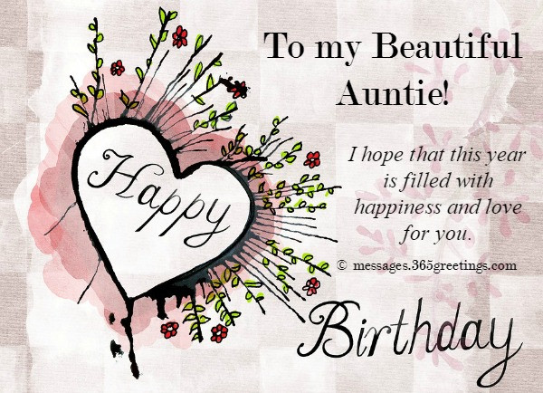 Birthday Wishes For An Aunt
 Birthday Wishes for Aunt 365greetings