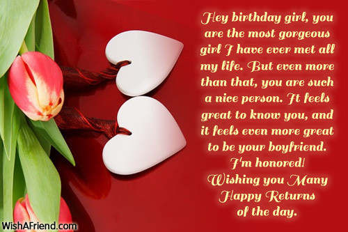 Birthday Wishes For Friend Girl
 Quotes For Girlfriend Birthday Wishes QuotesGram