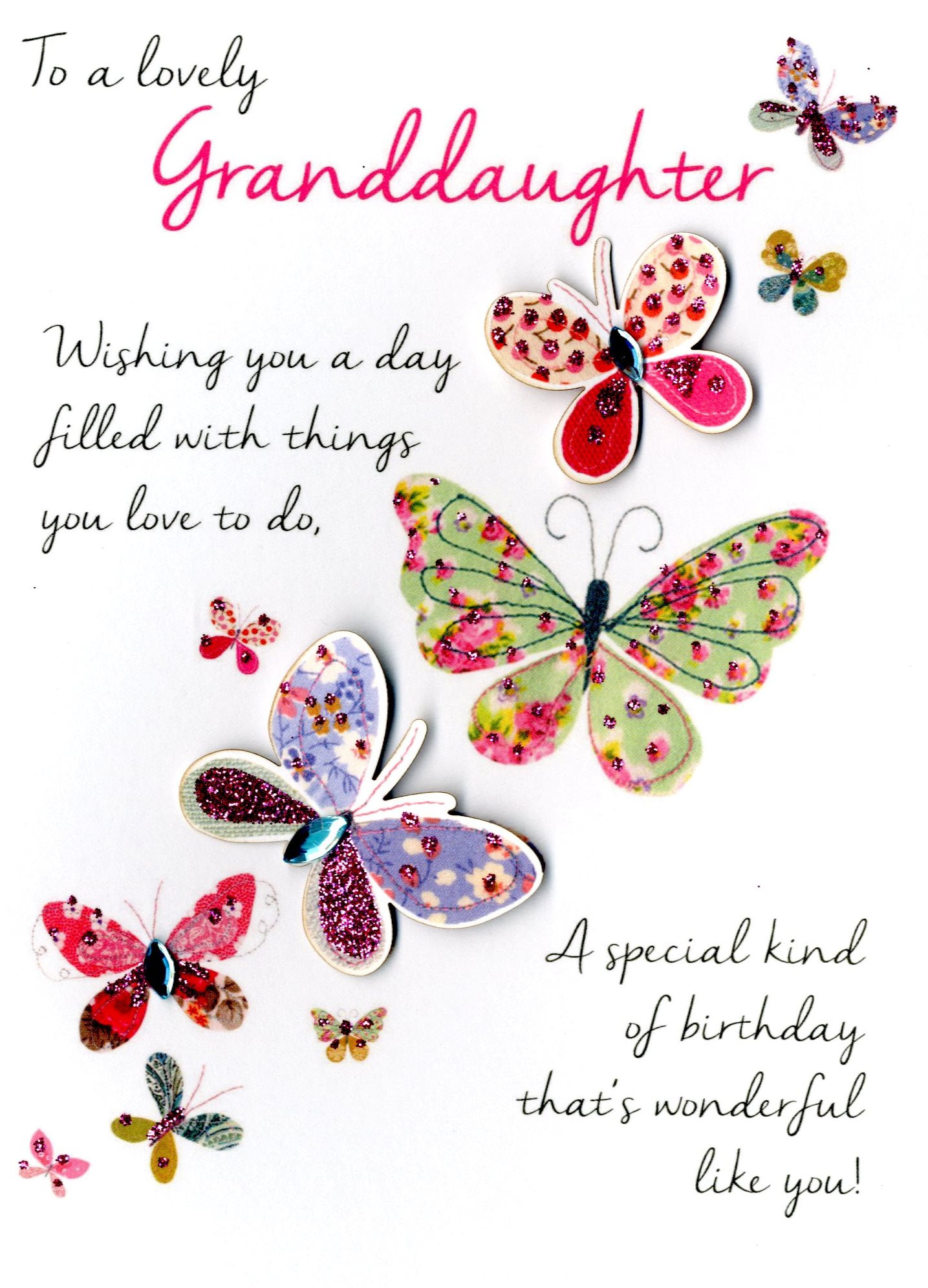 Birthday Wishes For Granddaughter
 Lovely Granddaughter Birthday Greeting Card Second Nature