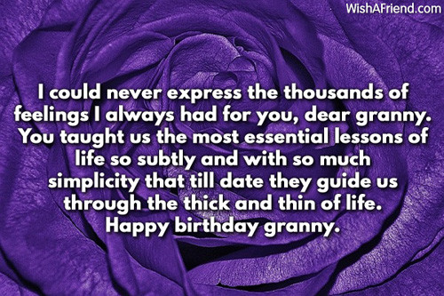 Birthday Wishes For Grandma
 Happy Birthday Grandma Poems Quotes QuotesGram